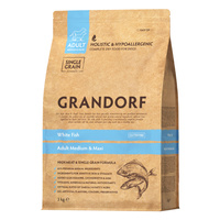 GRANDORF Zdrowa Karma sucha dla psa Białoryby 3 kg