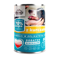 FRENDI Puszka karma mokra dla psa Kurczak 400g