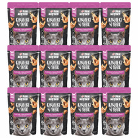 PAN MIĘSKO Kawałki w sosie Kurczak Krewetki karma dla kota mokra 12 x 85g