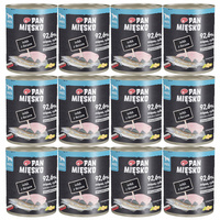 PAN MIĘSKO Indyk Dorsz Karma dla psa mokra puszka 12 x 800g bezzbożowa