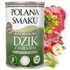 POLANA SMAKU karma mokra dla psa dzik z jabłkiem 400g Monobiałkowa