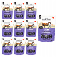 WIEJSKA ZAGRODA Mono mokra karma dla psa Konina z rumiankiem 10 x 500g