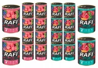 Karma mokra dla szczeniąt RAFI Junior MIX Smaków 20x400g