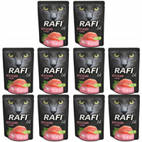 RAFI CAT Karma mokra dla kota Dolina Noteci Łosoś 10 x 300g