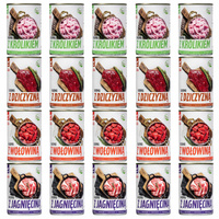 TUF TUF Karma mokra dla psa Mix Smaków 20 x 800g