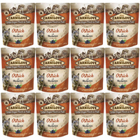 CARNILOVE DOG POUCH Struś z Jeżynami karma dla psa mokra 12 x 300g bez zbóż