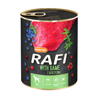 DOLINA NOTECI RAFI Karma mokra dla psa Dziczyzna 800g Bezzbożowa