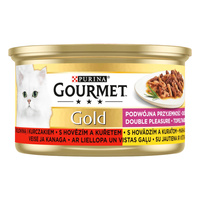PURINA Gourmet Gold karma mokra dla kota Wołowina 85g