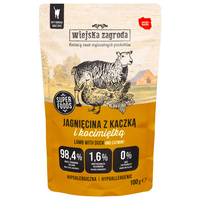 Wiejska Zagroda karma mokra dla kota Jagnięcina Kaczka z kocimiętką 100g