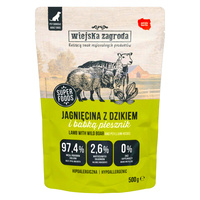 Wiejska Zagroda karma mokra dla psa Jagnięcina z Dzikiem 500g