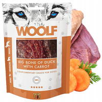 WOOLF BIG BONE przysmak smakołyk kości dla psa Kaczka z Marchewką 100g