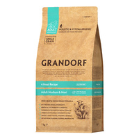 GRANDORF Zdrowa Karma sucha dla psa 4 mięsa 1 kg