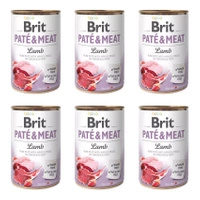 Mokra karma dla psa BRIT Pate & Meat Jagnięcina 6 x 400g