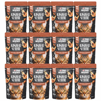 PAN MIĘSKO Kawałki w sosie Cielęcina Jeleń karma dla kota mokra 12 x 85g