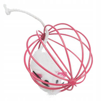 TRIXIE Piłka Druciana z Myszką zabawka dla kota 1 szt